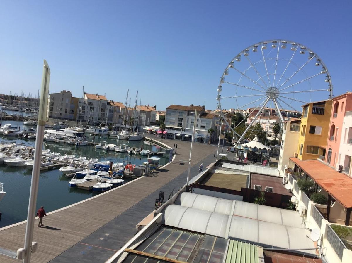 Beau Studio Au Centre Port Du Cap D'Agde Extérieur photo